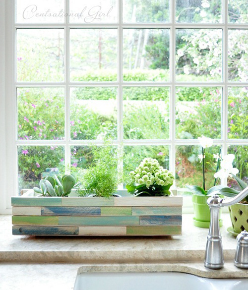 DIY木版窗台栽培栏的步骤 巧妙点缀家居生活