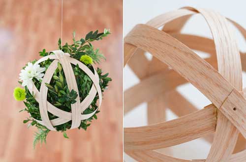 植物与木材的完美结合 花藤植物装饰的制作方法